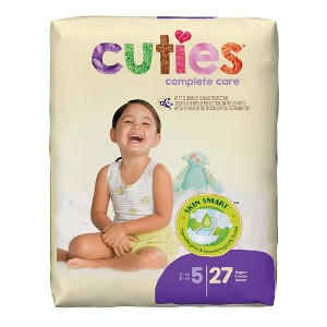 Cuties Complete Care Baby Baby Diaper Size 5, Over 27 lbs. CR5001, 27 Ct - 1 of 1