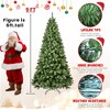 COWLOWN Pre-Lit Christmas Tree, 551 PVC Branch Tips, Memory Wire & Metal Stand, Easy Setup Holiday Tree for Small Spaces - 4 of 4