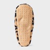 Women's Cozy Fleece High Cut Pull-On Slipper Socks with Grippers - 4 of 4