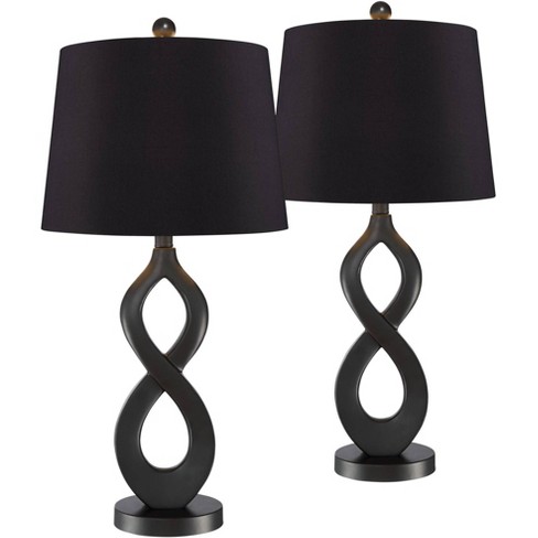 Bronze bedside table store lamps