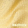 LunaLulinlk Luxury Waffle Shower Curtain，Yellow - 4 of 4