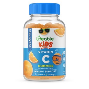 Lifeable - Sugar Free - Vitamin C - Kids - 90 Gummies - 1 of 2