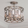 Minka Lavery Hexly 16"W Bronze and Silver 3-Light Ceiling Light - 2 of 3