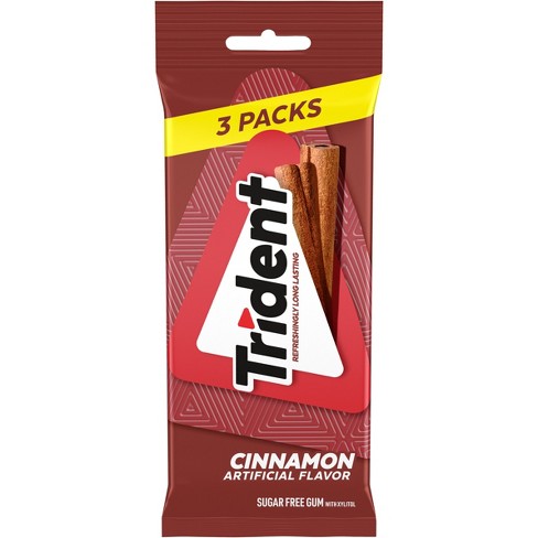 Trident Cinnamon Sugar Free Gum - 2.82oz : Target