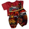 Doll Clothes Superstore Handmade Firefighters Jumpsuit Fits Cabbage Patch Preemie And 14 Inch Baby Alive Dolls - 4 of 4