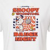Women's - Peanuts - Snoopy And Woodstock Dance Night Cropped Graphic T-Shirt - 2 of 4