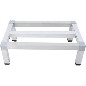 Aluminum Dunnage Rack with 1000 lb Capacity - Heavy-duty  commercial storage for restaurant, supermarket, kitchen. - 1 of 4