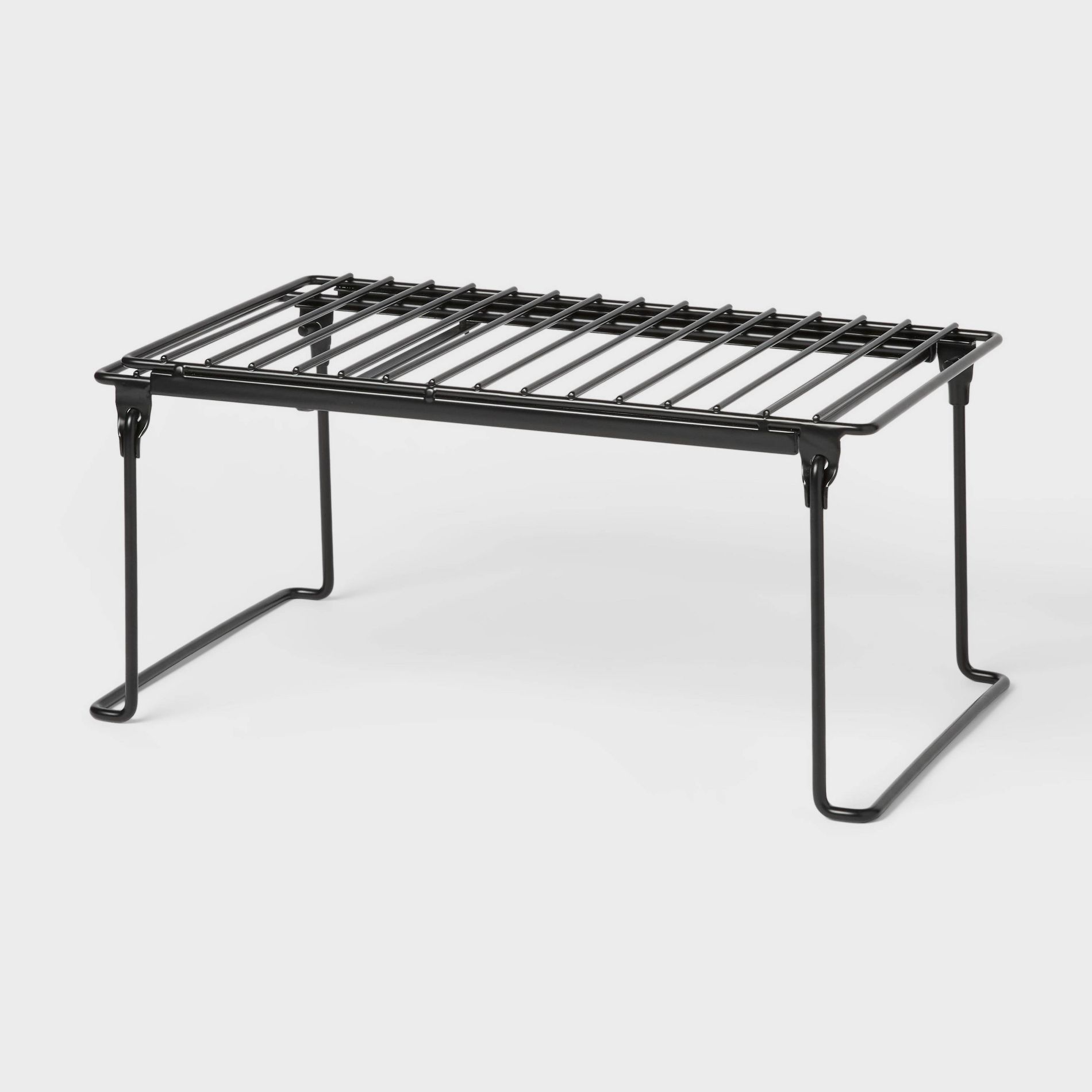 Expandable Foldable Wire Cabinet Shelf Black - Brightroom™