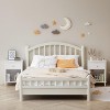 ORRD Wooden Nightstand with One Drawer One Shelf for Kids, Adults, White - 3 of 4