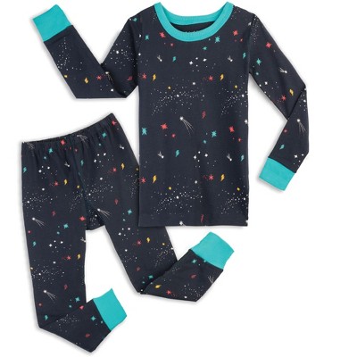 Mightly Kids' Fair Trade 100% Organic Cotton Tight Fit Pajamas Set