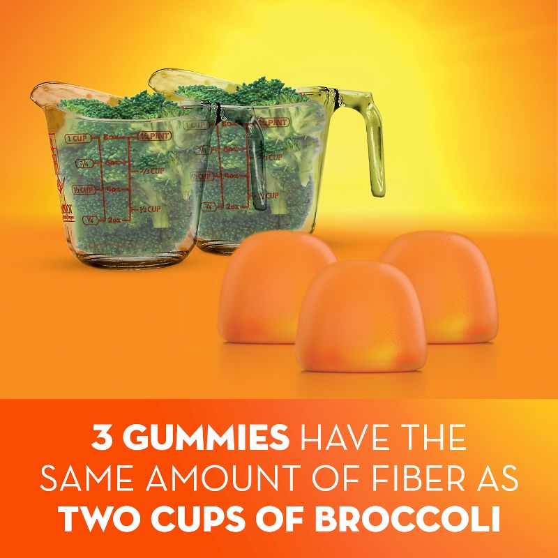 Metamucil Fiber Supplement Sugar-free Gummies - Orange - 72ct, 3 of 15