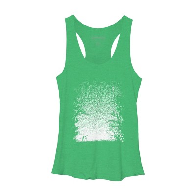 Women's Design By Humans Pixel Space By daletheskater Racerback Tank Top