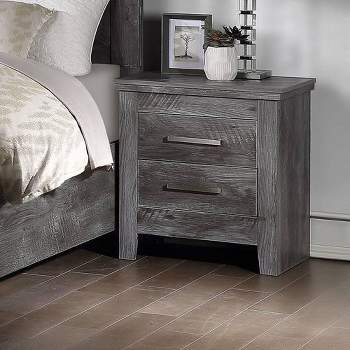 21" Vidalia Nightstand Rustic Gray Oak - Acme Furniture