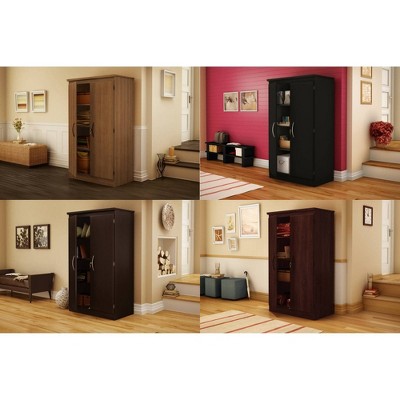 Royal Cherry Lockable Freestanding Office Cabinet with Adjustable Shelving