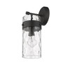Fontaine 14" Glass Wall Sconce - Dimmable, Damp Rated, 1 Bulb, Elegant Design - 3 of 4