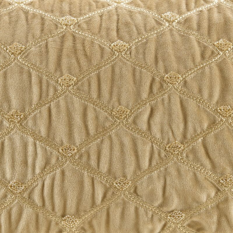 LIVN CO. Foxtail Stitch Velvet Oblong Decorative Pillow, 3 of 6
