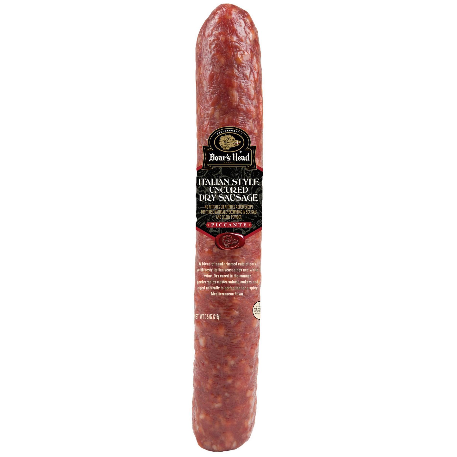 Boar's Head Hot Italian Dry Sausage - 7.5oz