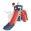 Infurnic Baby Activity Gyms 5-in-1 Entertainment Center, Slide, Climber, Indoor-Outdoor Playset, Gift for Kids Aged 2-8, Multicolored, 41"*21"*11" - 2 of 4