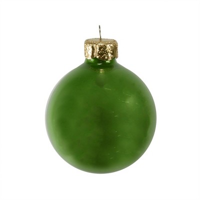 Northlight 40ct Pearl Glass Ball Christmas Ornament Set 1.5" - Soft Green