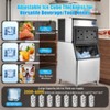 Commercial Ice Maker Machine 550LBS/24H, 30'' Wide Ice Machine with 441LBS Large Storage Bin, Clear Ice Cubes Air Cooled Stainless Steel Ice Maker - 2 of 4