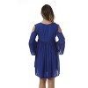 Riviera Sun Cold Shoulder Floral Embroidered Casual Dress - 3 of 3