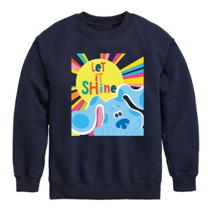 Boys' - Blue's Clues & You! - Let It Shine Graphic Long Sleeve Fleece Sweatshirt - 1 of 4