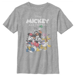 Boy's Disney Mickey and Friends Retro Group T-Shirt - 1 of 4