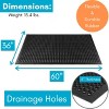 BIRDROCK HOME Rubber Anti-Fatigue Mat 36x60 - Non-Slip, Cushioned, Waterproof, Shock-Absorbing Floor Pad for Kitchen, Office, Indoor/Outdoor - 3 of 4