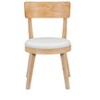 Set of 2 Dining Chair Upholstered Dinner Chair Armless Chairs with Padded Seat - Modernluxe - 4 of 4