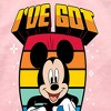 Girls' - Disney - Mickey & Friends Shirt Tail Raglan Graphic T-shirt - 2 of 3