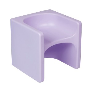 ECR4Kids Tri-Me Adaptable Kids Cube Chair, Indoor Outdoor Plastic, 3-in-1 Multipurpose Table/Seat - 1 of 4