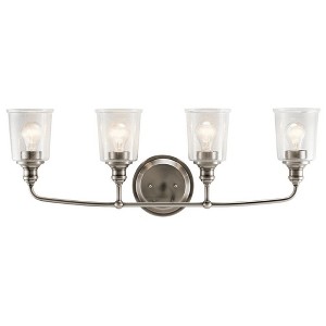 Kichler Lighting Waverly 4 - Light Vanity in  Classic Pewter - 1 of 2