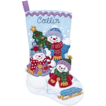 Design Works Counted Cross Stitch Stocking Kit 17 Long-Skiing