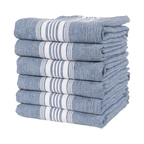 SET OF 10 New THRESHOLD Reverse Cotton Terry Kitchen Towels Red