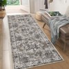 Ultra-Thin Machine Washable Area Rugs for Living Room Non-Slip Non-Shedding Vintage Carpet for Home Decor - 4 of 4
