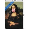 Trends International Reinders - Mona Lisa Bubble Gum Unframed Wall Poster Prints - 3 of 4