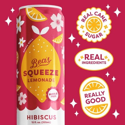 Bea's Squeeze Hibiscus Lemonade - 12 fl oz