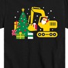 Boys' - Instant Message - Santa Excavator Christmas Presents Short Sleeve Graphic T-Shirt - 2 of 4