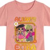 Girls' - LOL Surprise! - Always Extra Fitted Short Sleeve Graphic T-Shirt - 2 of 4