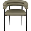 Meridian Furniture,Lavina Vegan Leather Dining Chair, Set of 2 - 2 of 4