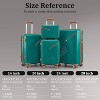 Lyngins 14/20/24/28 Inch 4 PCs Carry on Luggage Sets,Suitcases Sets with Spinner Wheels for Family Trips - 2 of 4