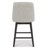 Spruce&Spring Upholstered Counter Height Swivel Barstool with Back - 4 of 4