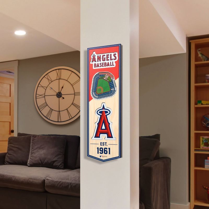 MLB Los Angeles Angels 6&#34;x19&#34; Stadium Banner, 2 of 5