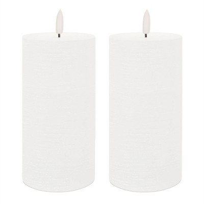FIA Wick Pillar Candle (Set of 2)