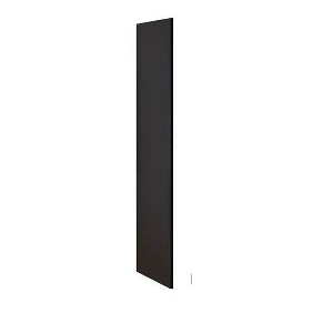 Salsbury Industries 33335BLK Side Panel for 21-Inch Deep Designer Wood Locker without Sloping Hood, Black - 1 of 1