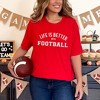Simply Sage Market Women's Life Is Better With Football Short Sleeve Graphic Tee - 2 of 4