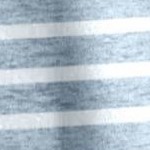 heather white stripe