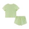 Andy & Evan  Kids  Girls Pointelle Tee & Short PJ Set - 2 of 4