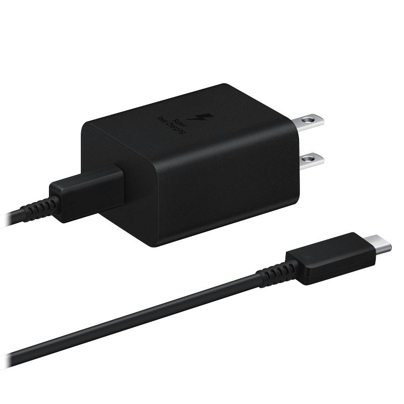 Samsung 45W Power Adapter with USB-C Cable - Black, 1 of 7