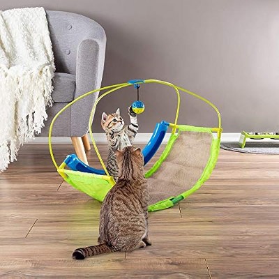 PETMAKER Interactive Rocking Activity Mat Cat Toy, Medium